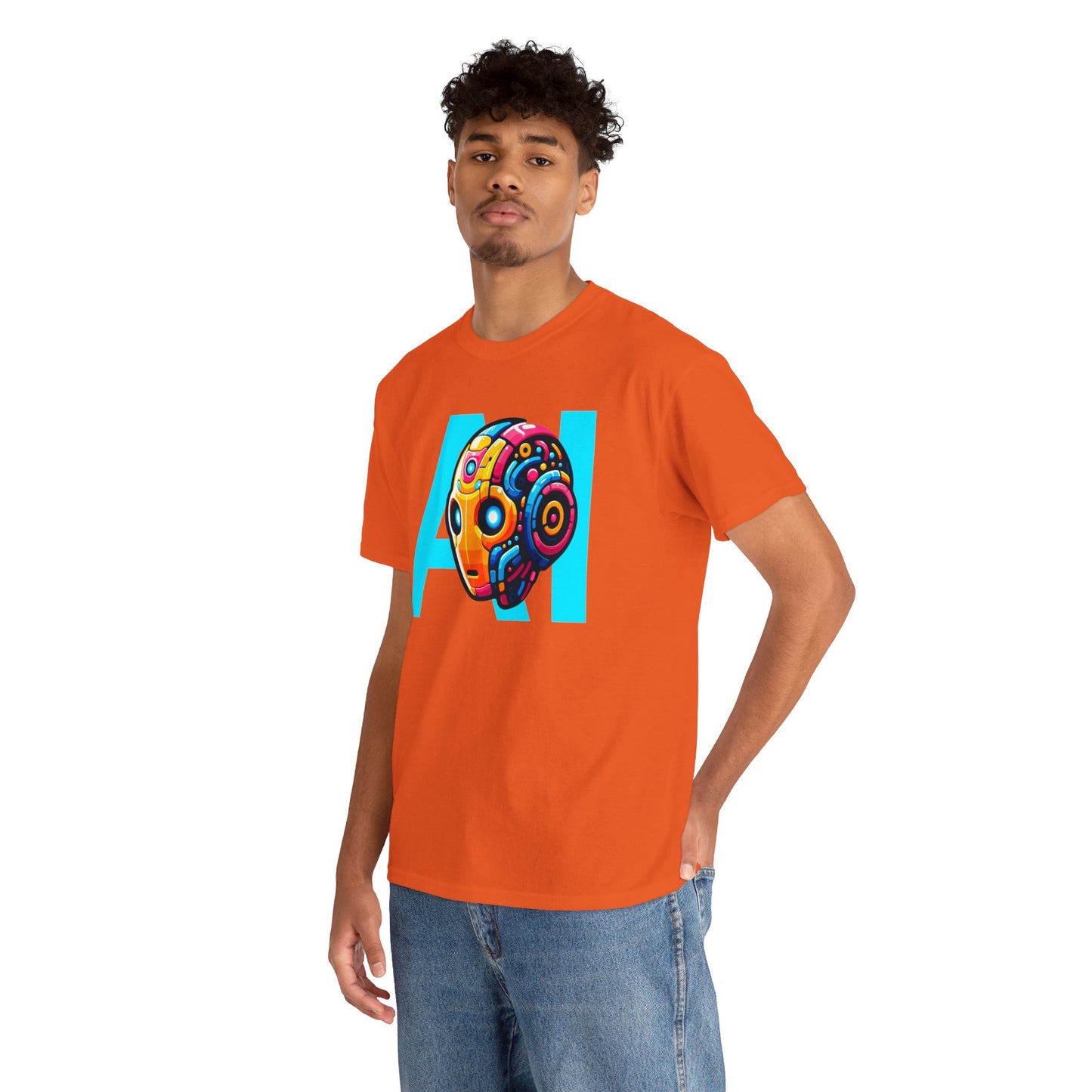 Artificial Intelligence Unisex Heavy Cotton Tee