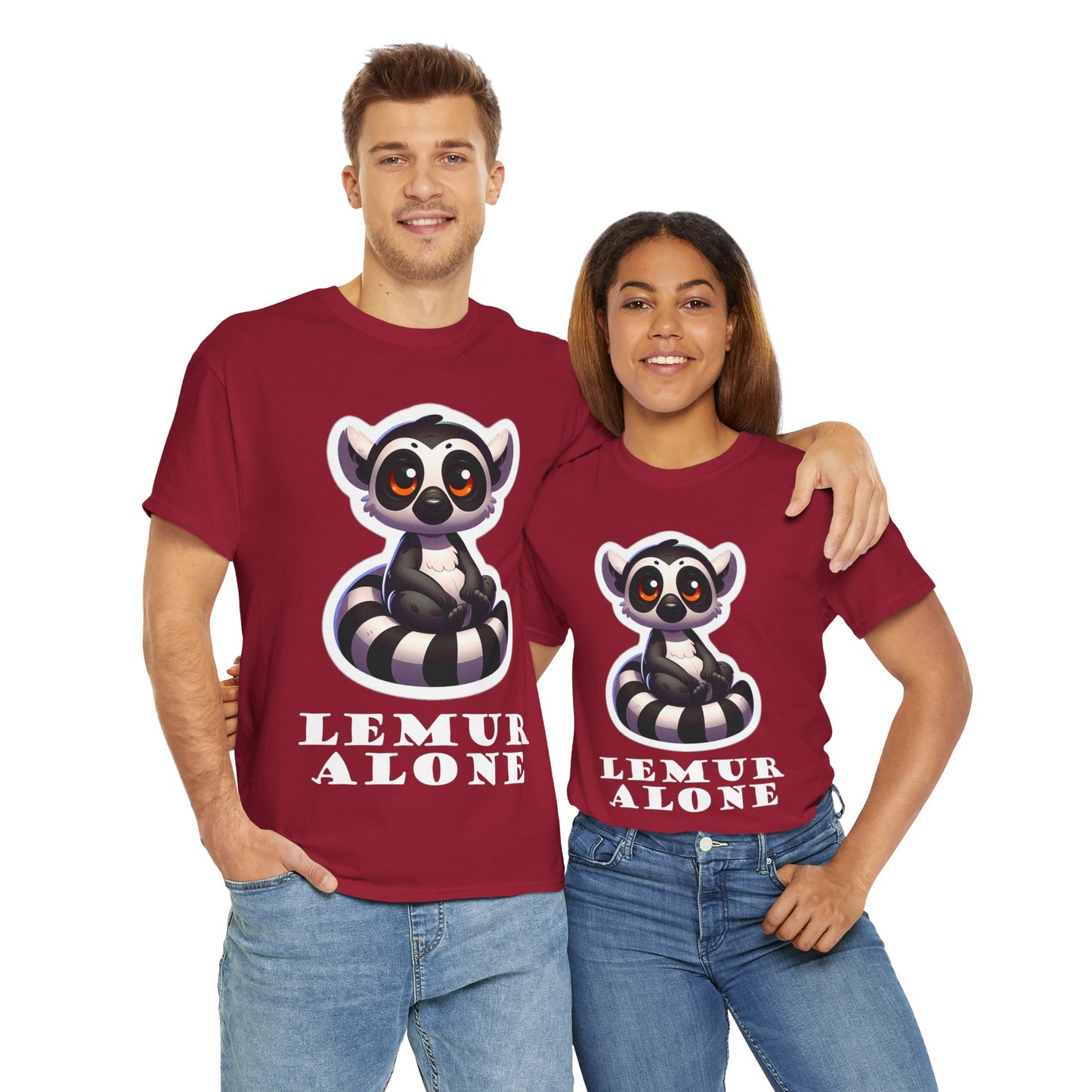 Lemur Alone Unisex Heavy Cotton Tee