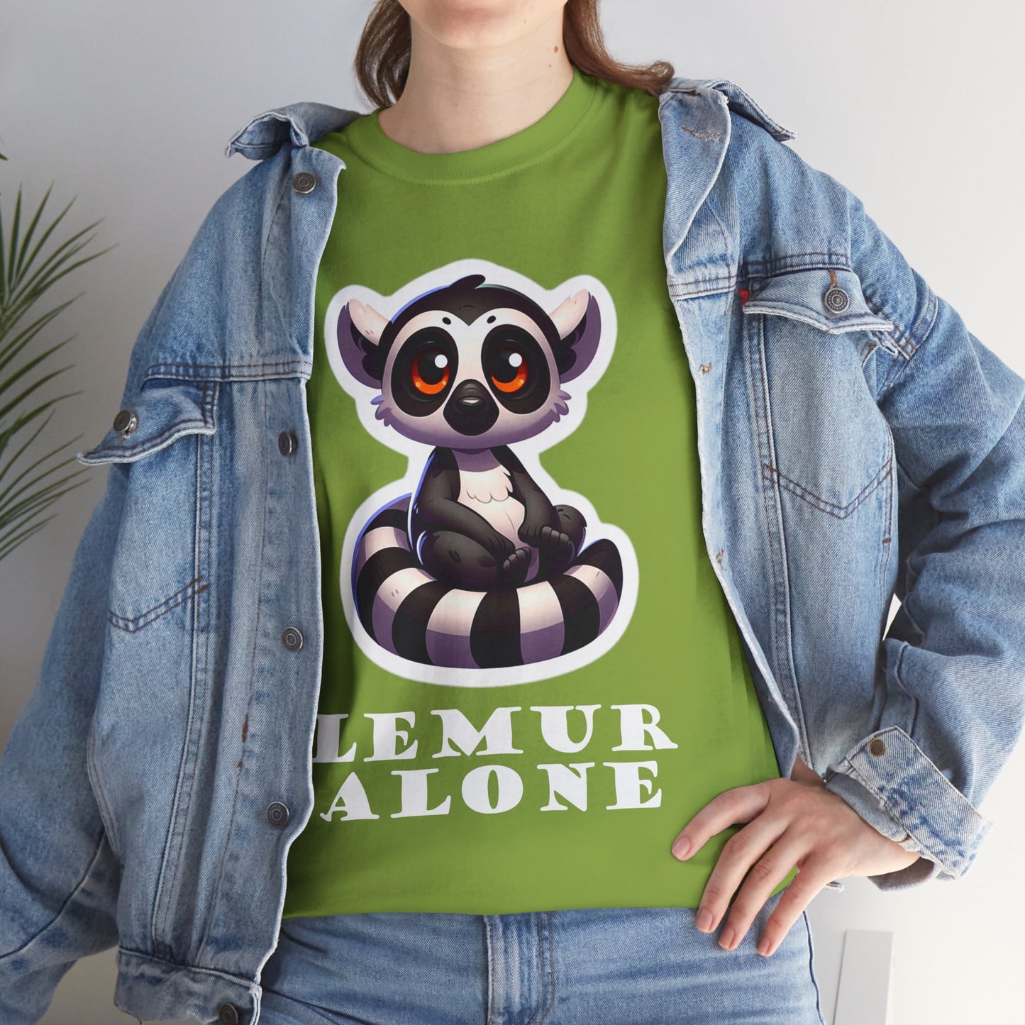 Lemur Alone Unisex Heavy Cotton Tee