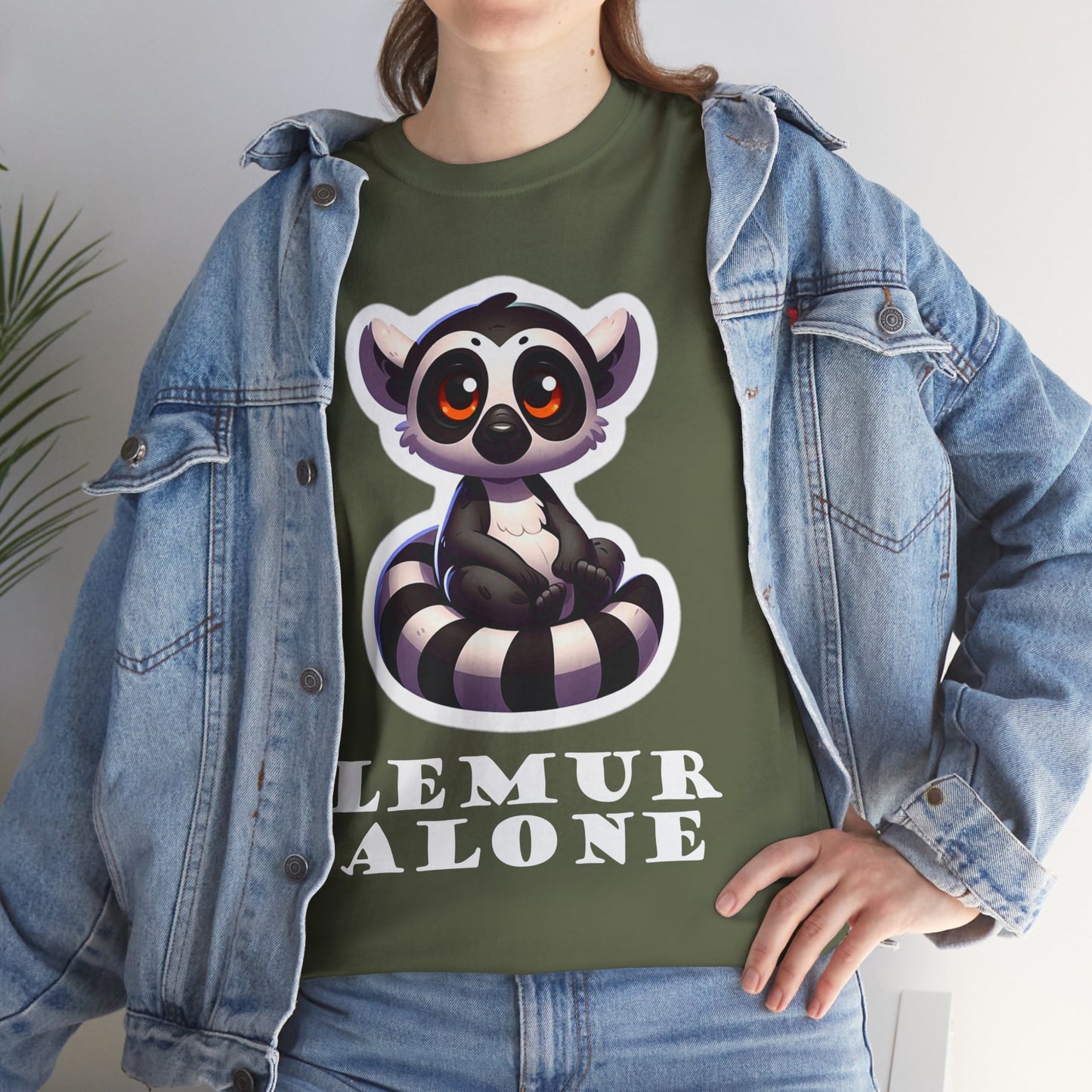 Lemur Alone Unisex Heavy Cotton Tee