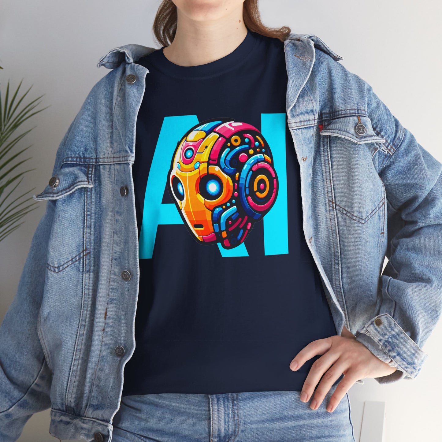 Artificial Intelligence Unisex Heavy Cotton Tee