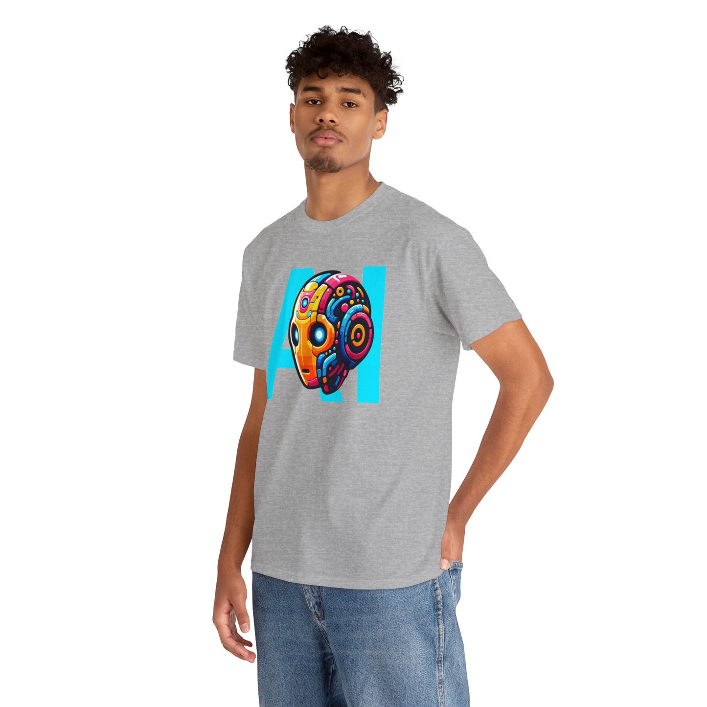 Artificial Intelligence Unisex Heavy Cotton Tee