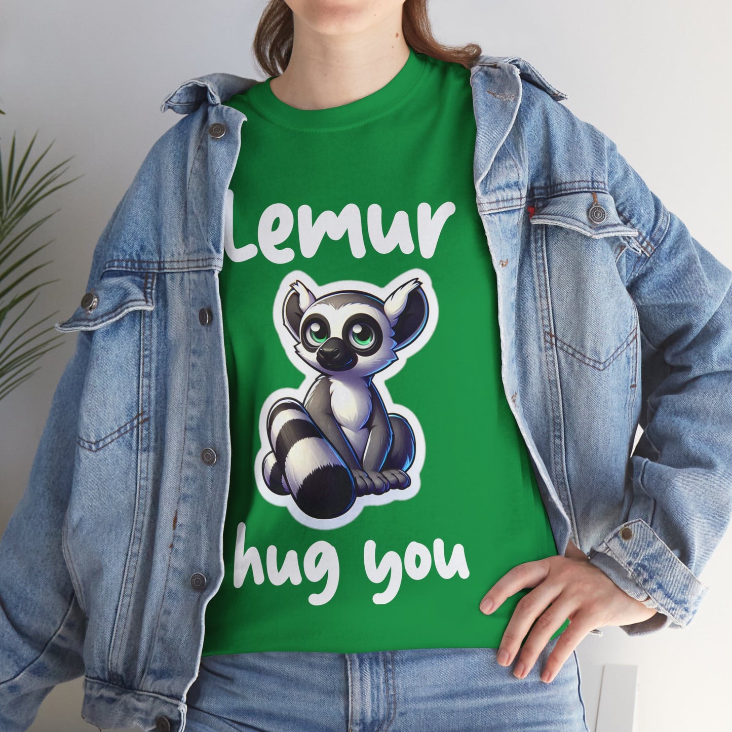 Lemur Hug You Unisex Heavy Cotton Tee