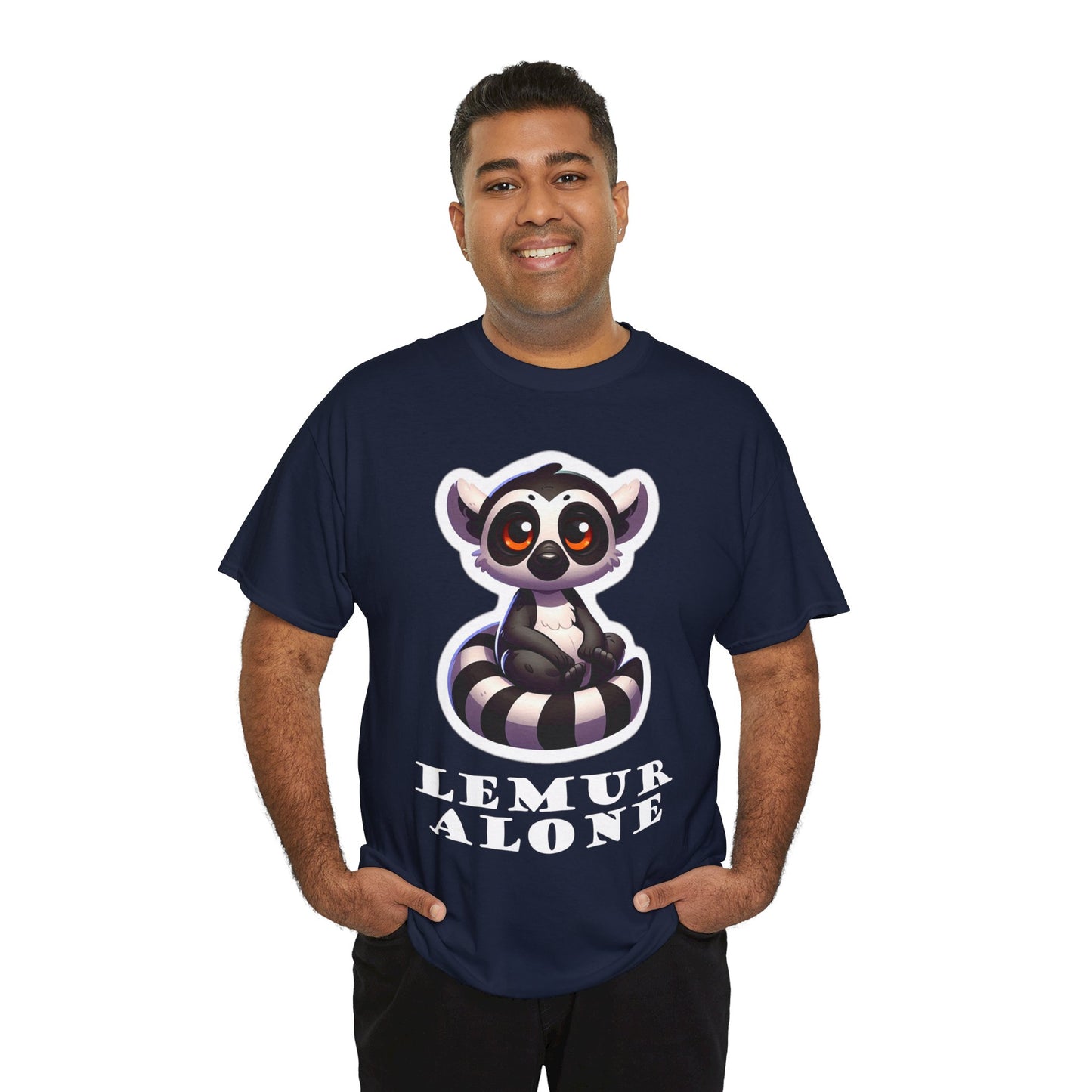 Lemur Alone Unisex Heavy Cotton Tee