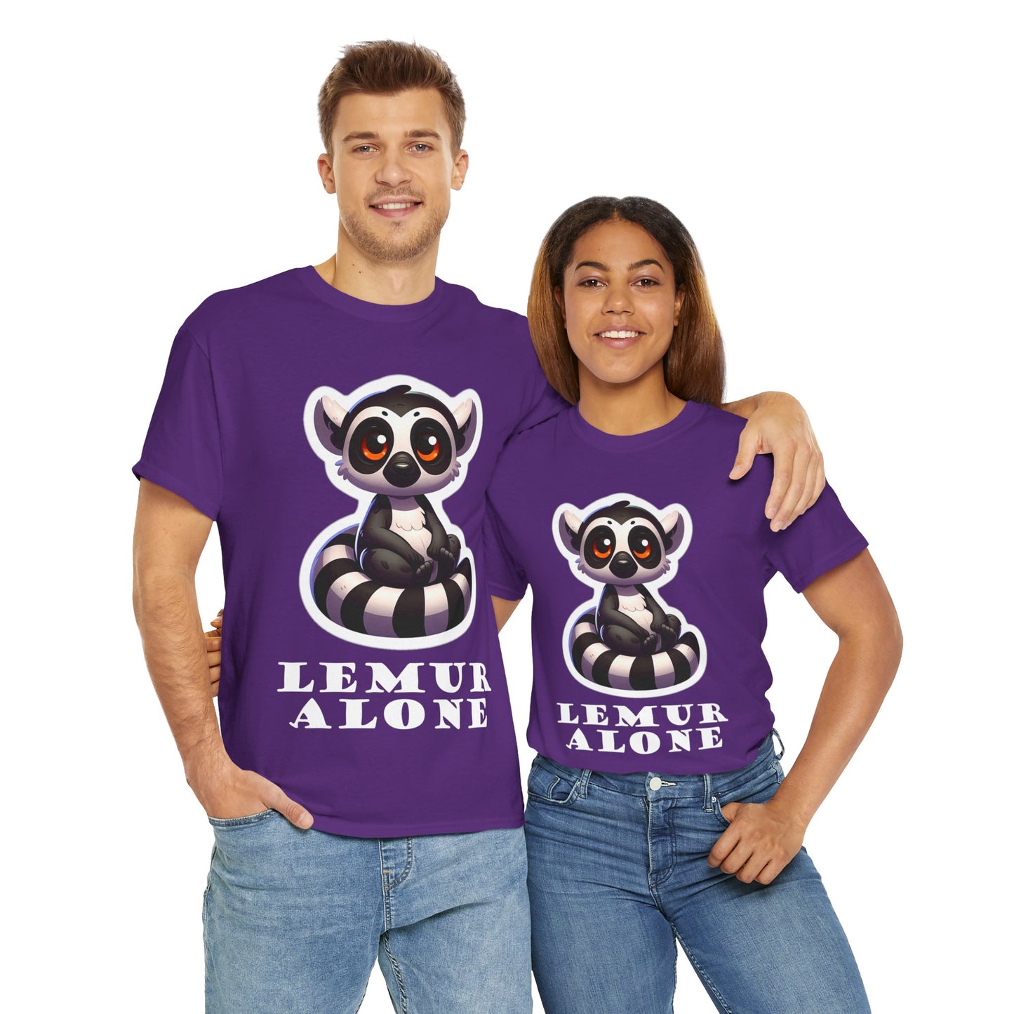 Lemur Alone Unisex Heavy Cotton Tee