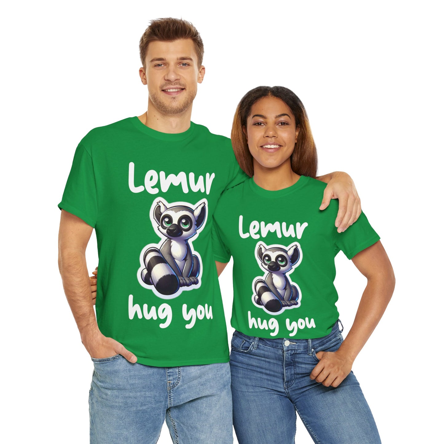 Lemur Hug You Unisex Heavy Cotton Tee