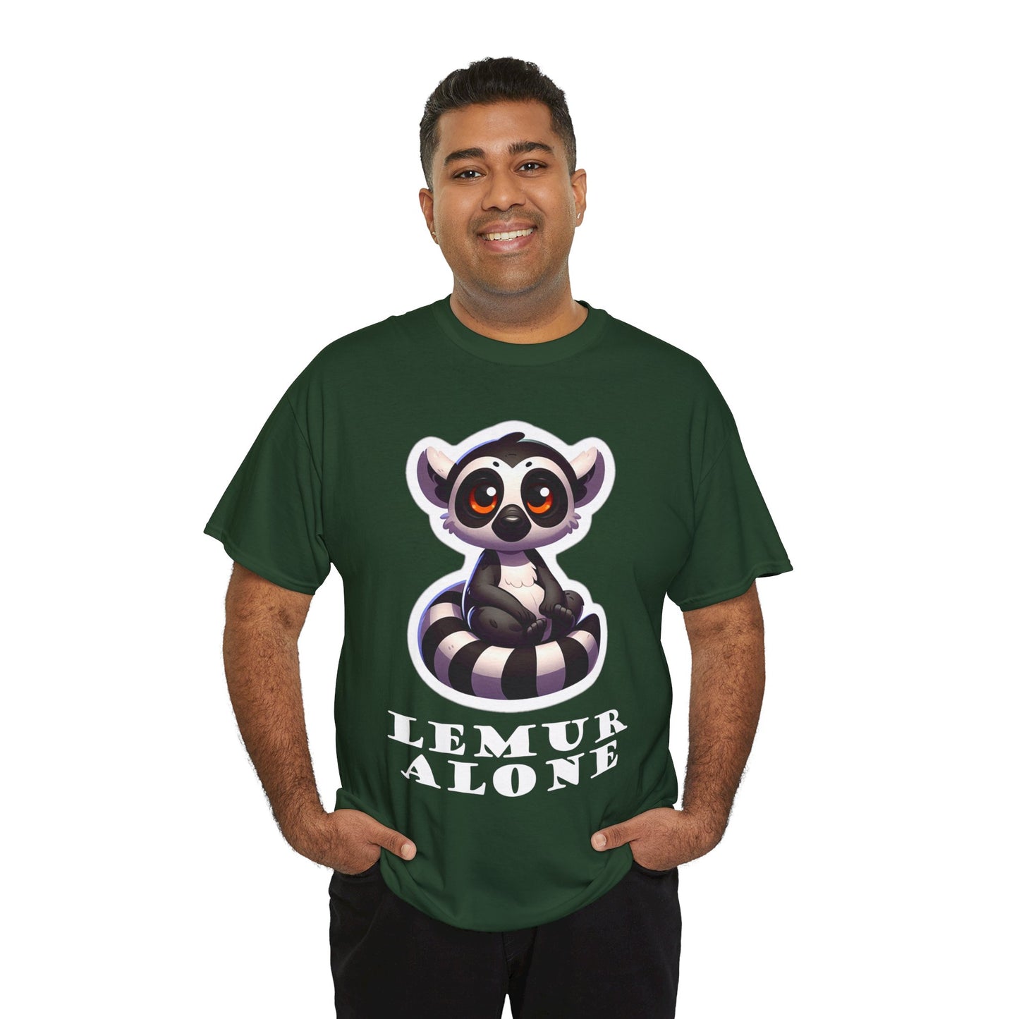 Lemur Alone Unisex Heavy Cotton Tee