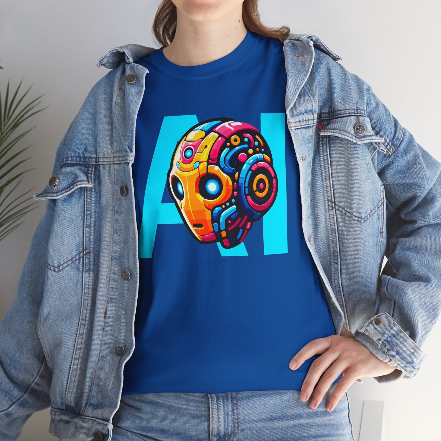 Artificial Intelligence Unisex Heavy Cotton Tee