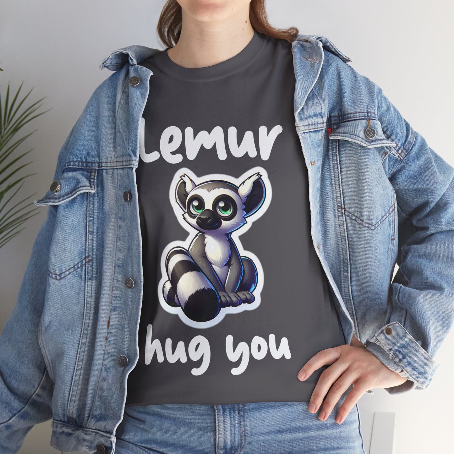 Lemur Hug You Unisex Heavy Cotton Tee
