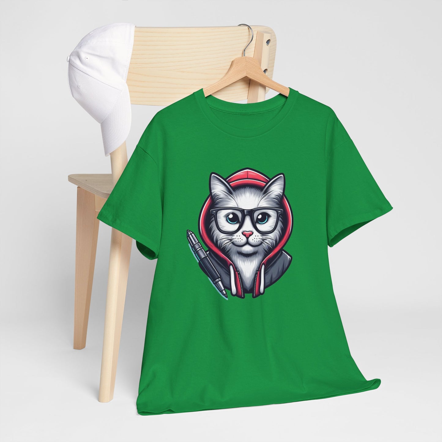 Miau back to school Unisex Heavy Cotton Tee