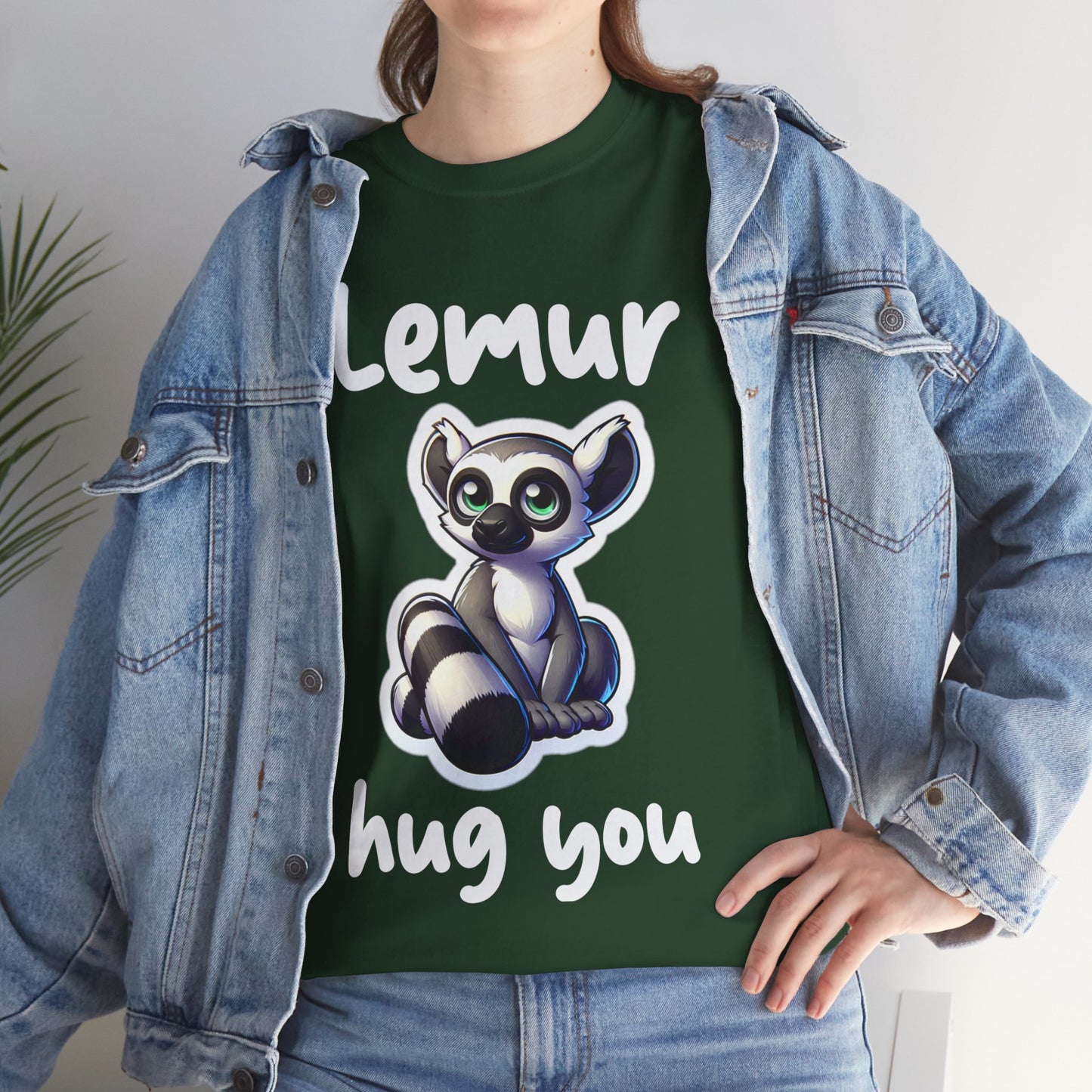 Lemur Hug You Unisex Heavy Cotton Tee