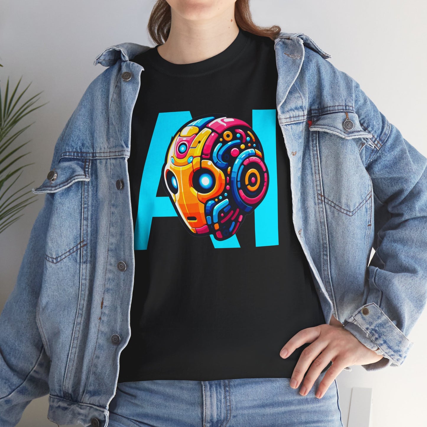 Artificial Intelligence Unisex Heavy Cotton Tee