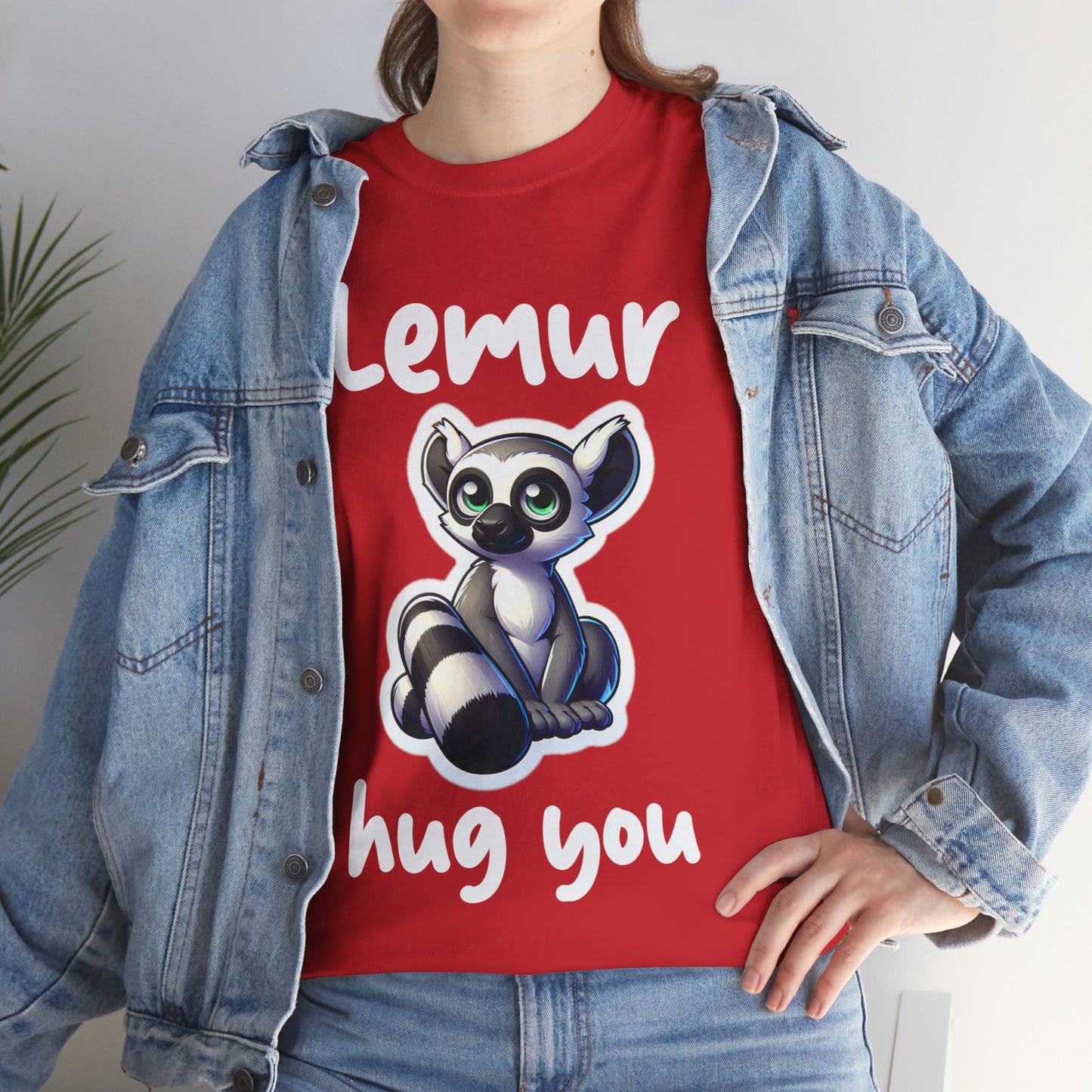 Lemur Hug You Unisex Heavy Cotton Tee