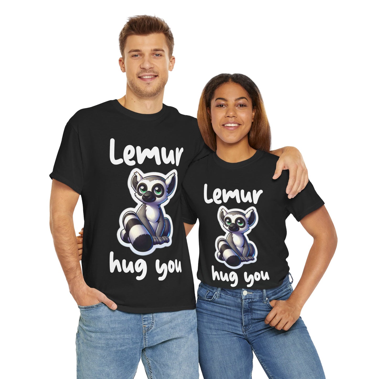 Lemur Hug You Unisex Heavy Cotton Tee