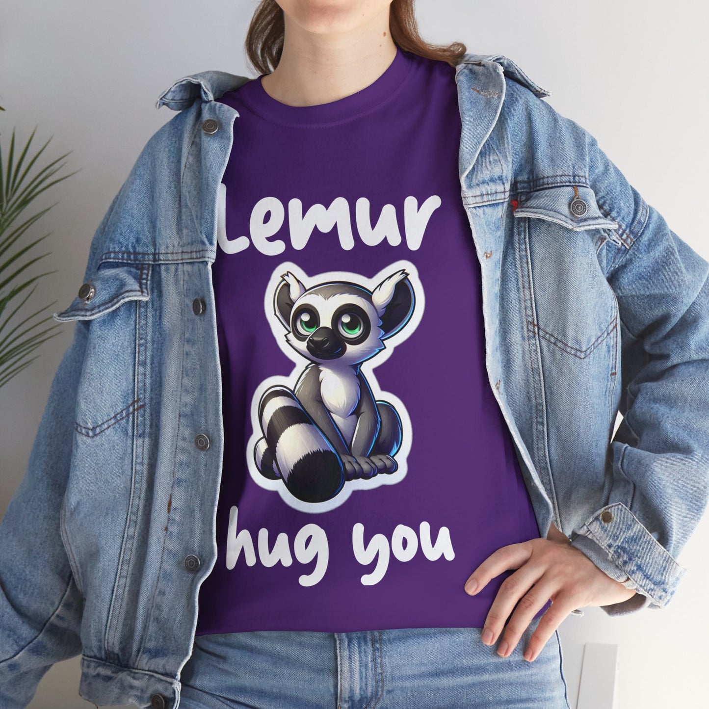 Lemur Hug You Unisex Heavy Cotton Tee