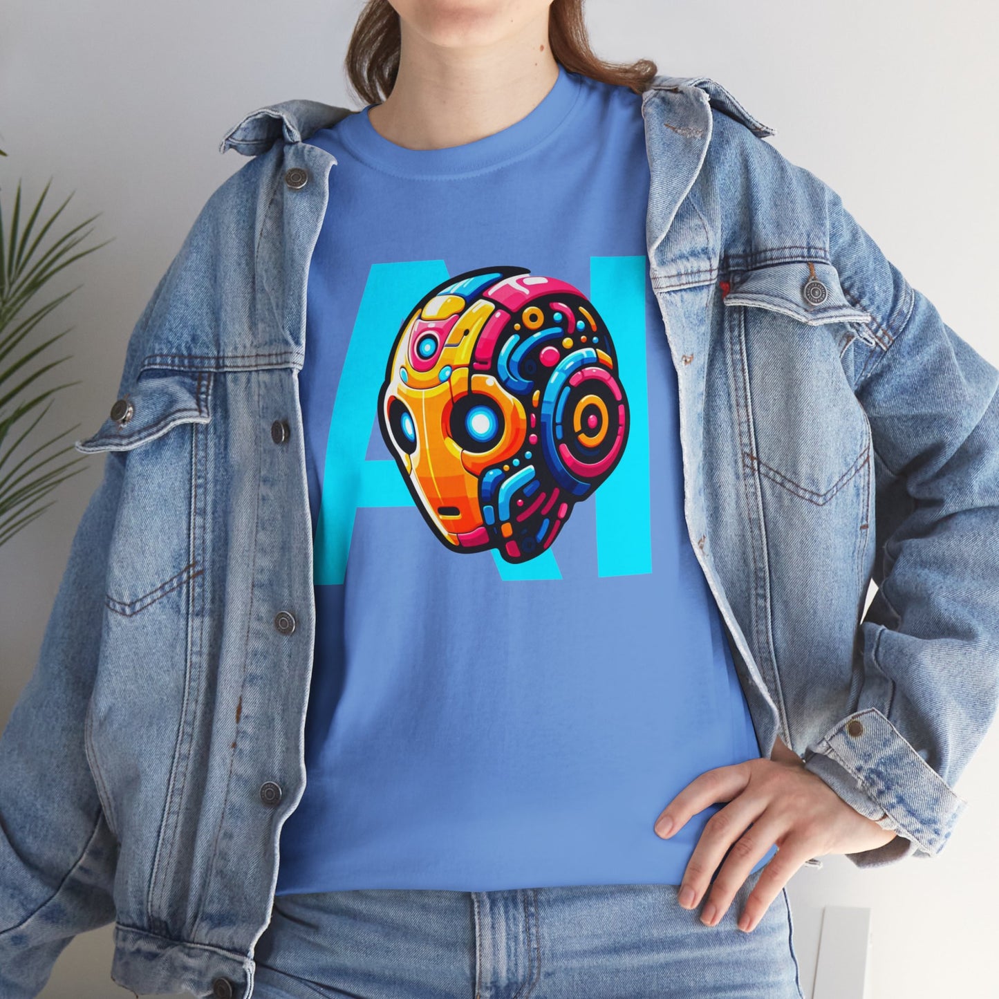 Artificial Intelligence Unisex Heavy Cotton Tee