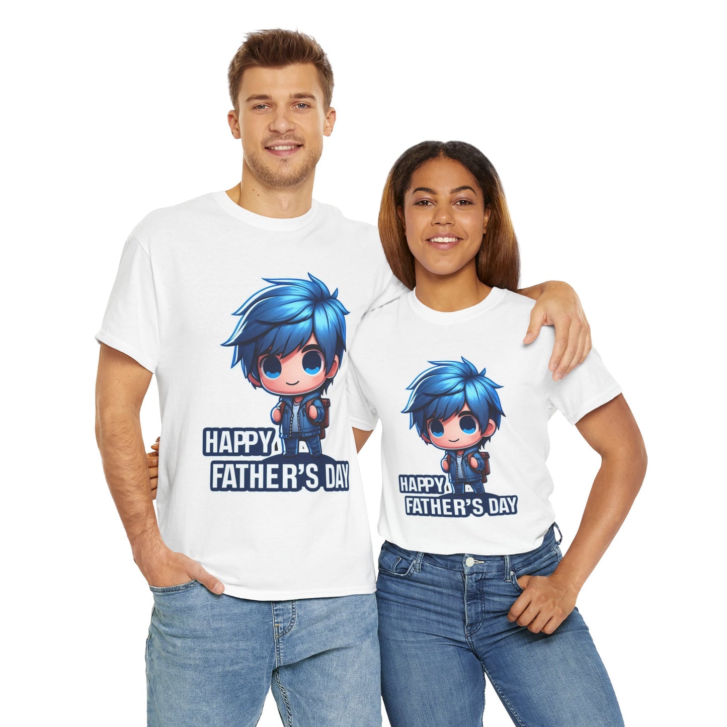 Happy Father's Day Unisex Heavy Cotton Tee