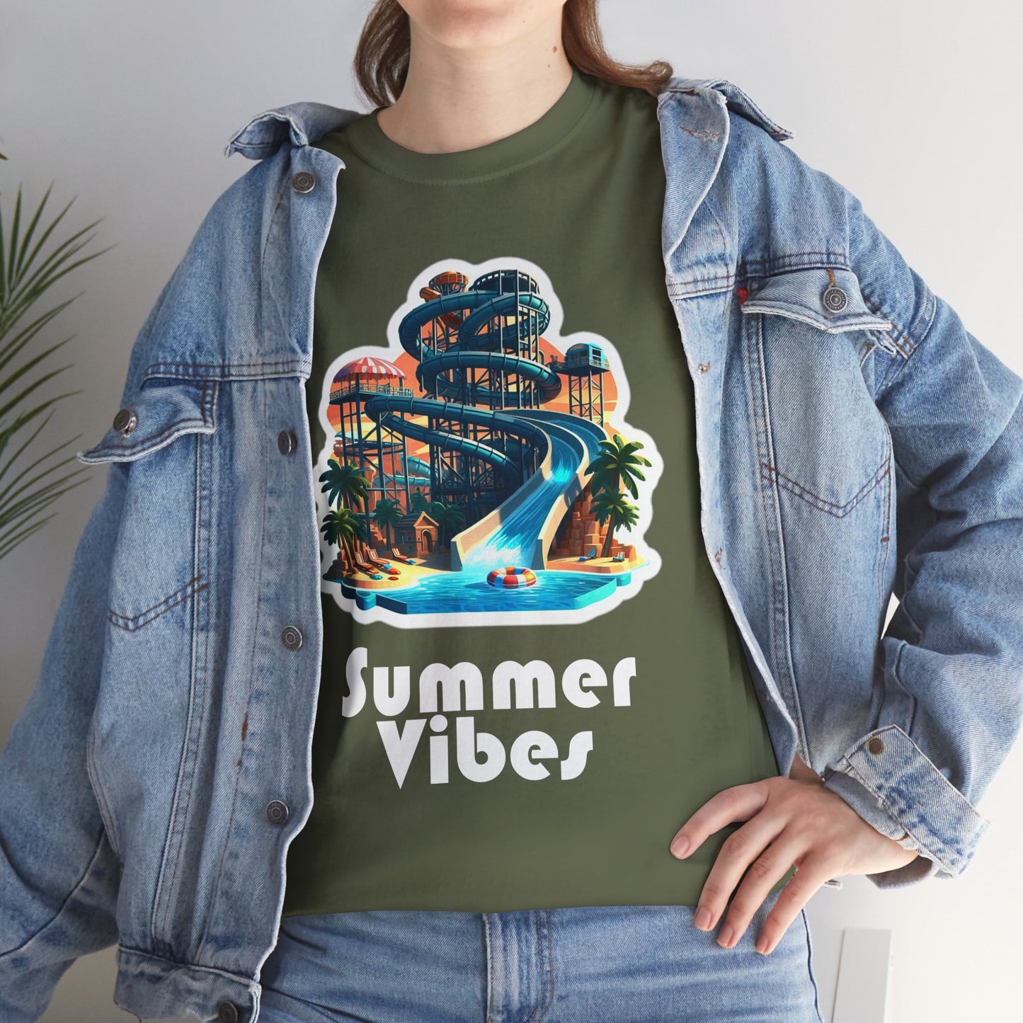 Summer Vibes Unisex Heavy Cotton Tee