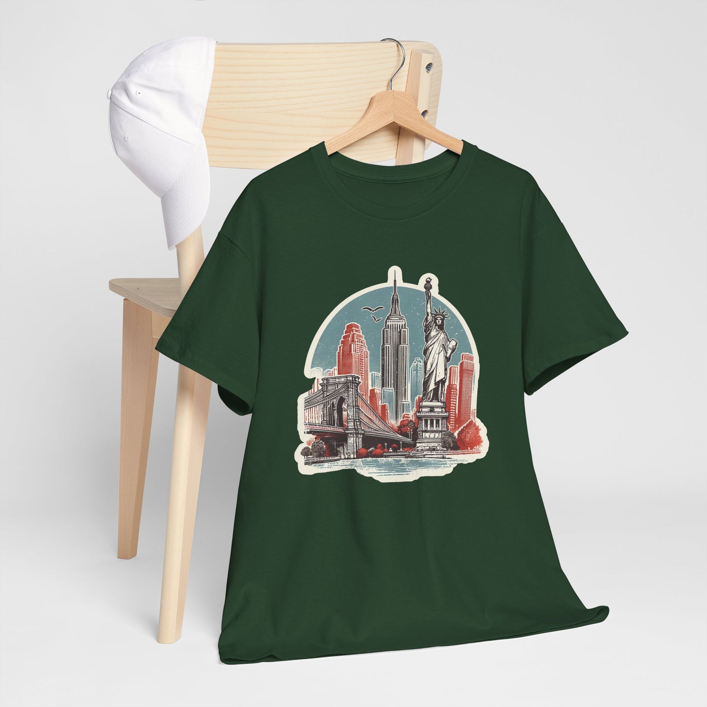 Statue of Liberty Unisex Heavy Cotton Tee