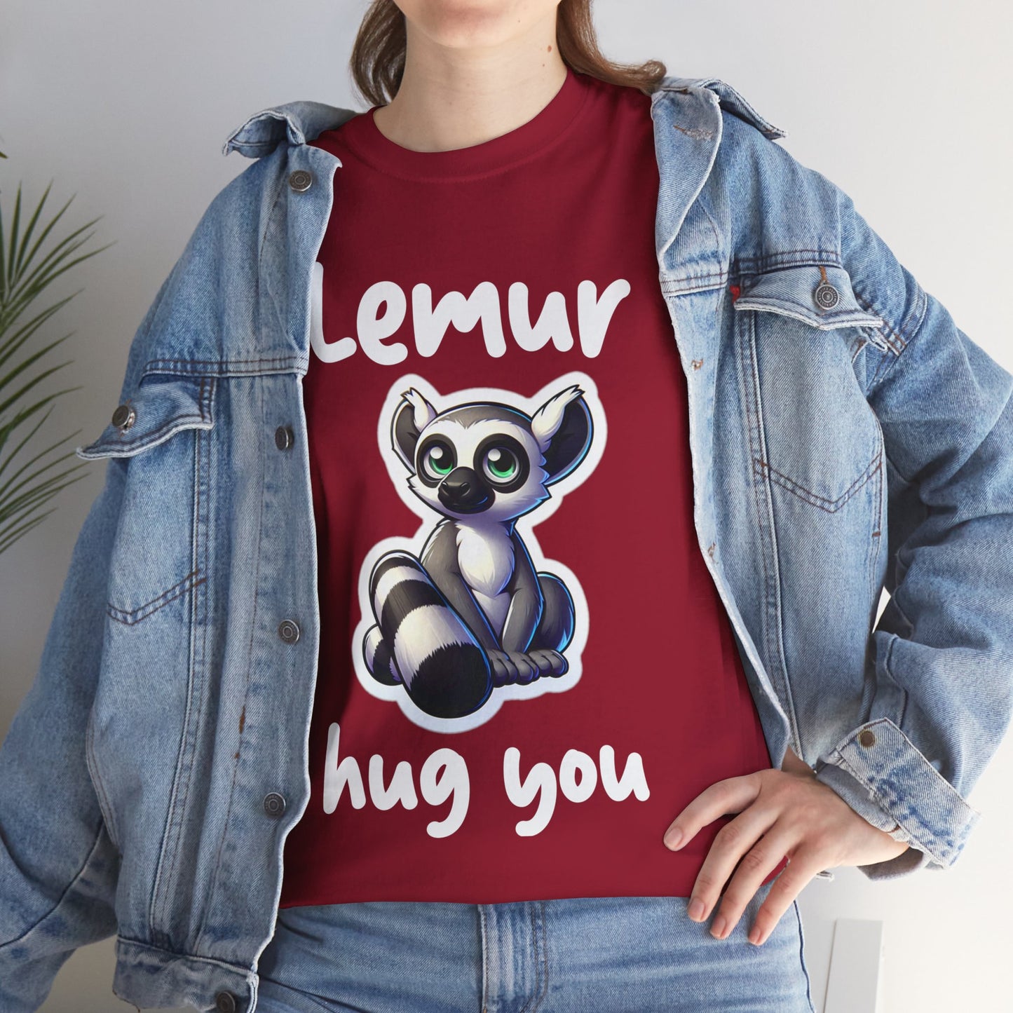 Lemur Hug You Unisex Heavy Cotton Tee