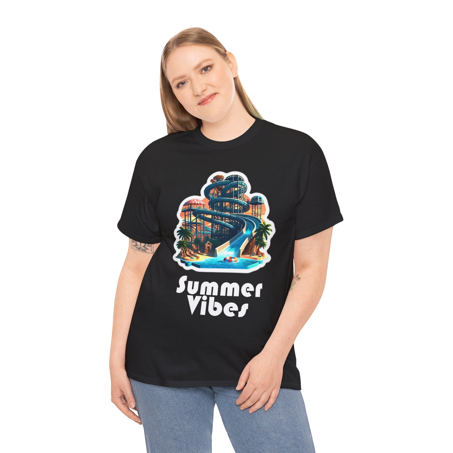 Summer Vibes Unisex Heavy Cotton Tee