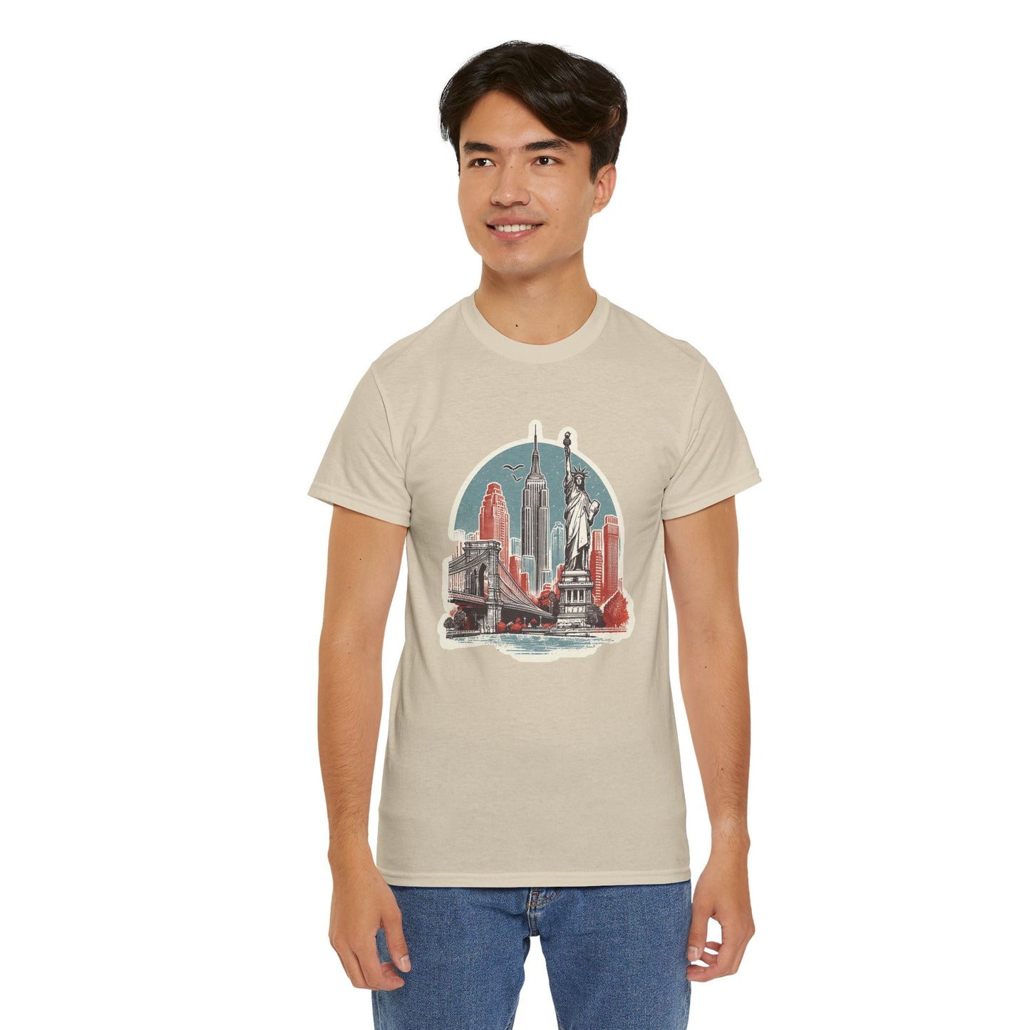 Statue of Liberty Unisex Heavy Cotton Tee