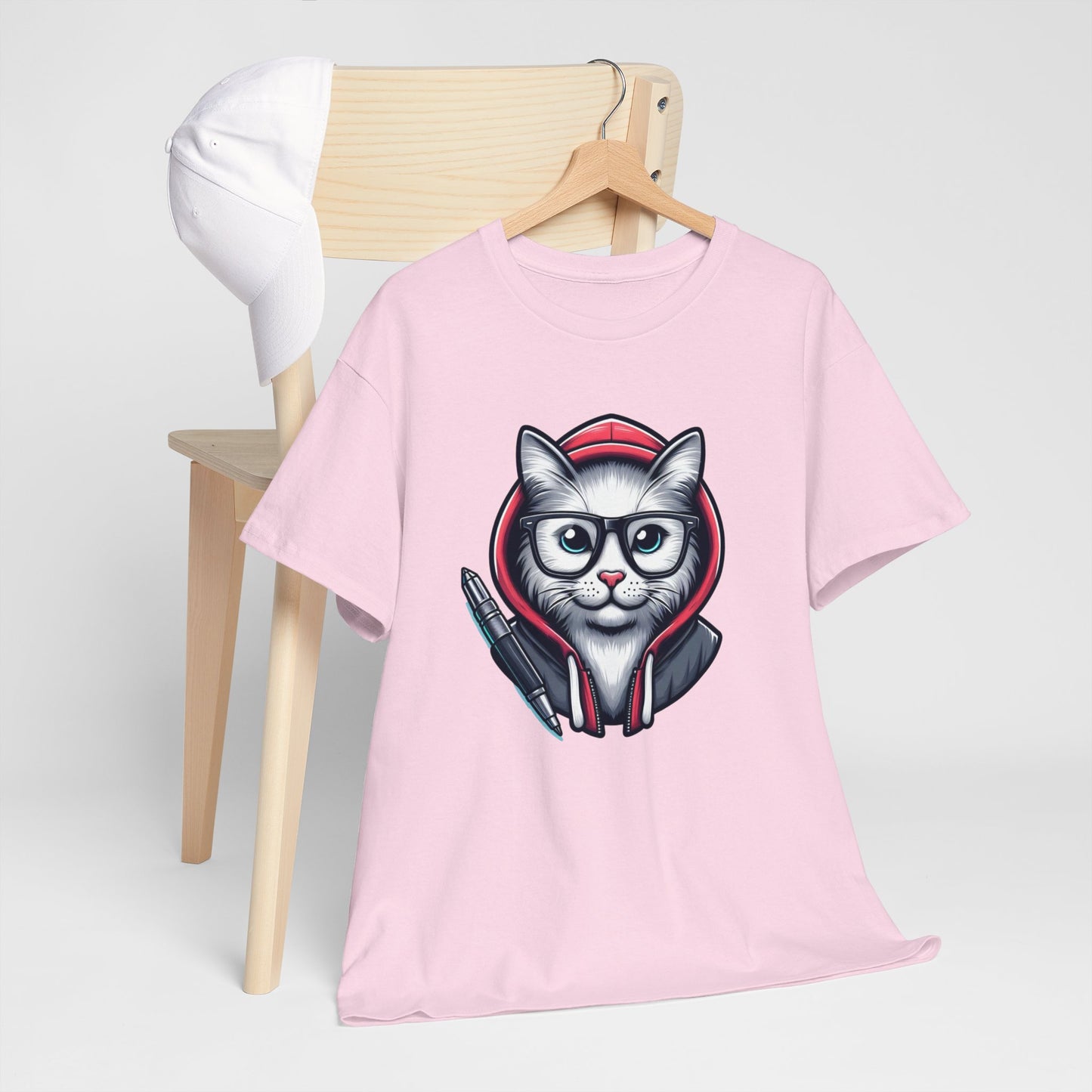Miau back to school Unisex Heavy Cotton Tee