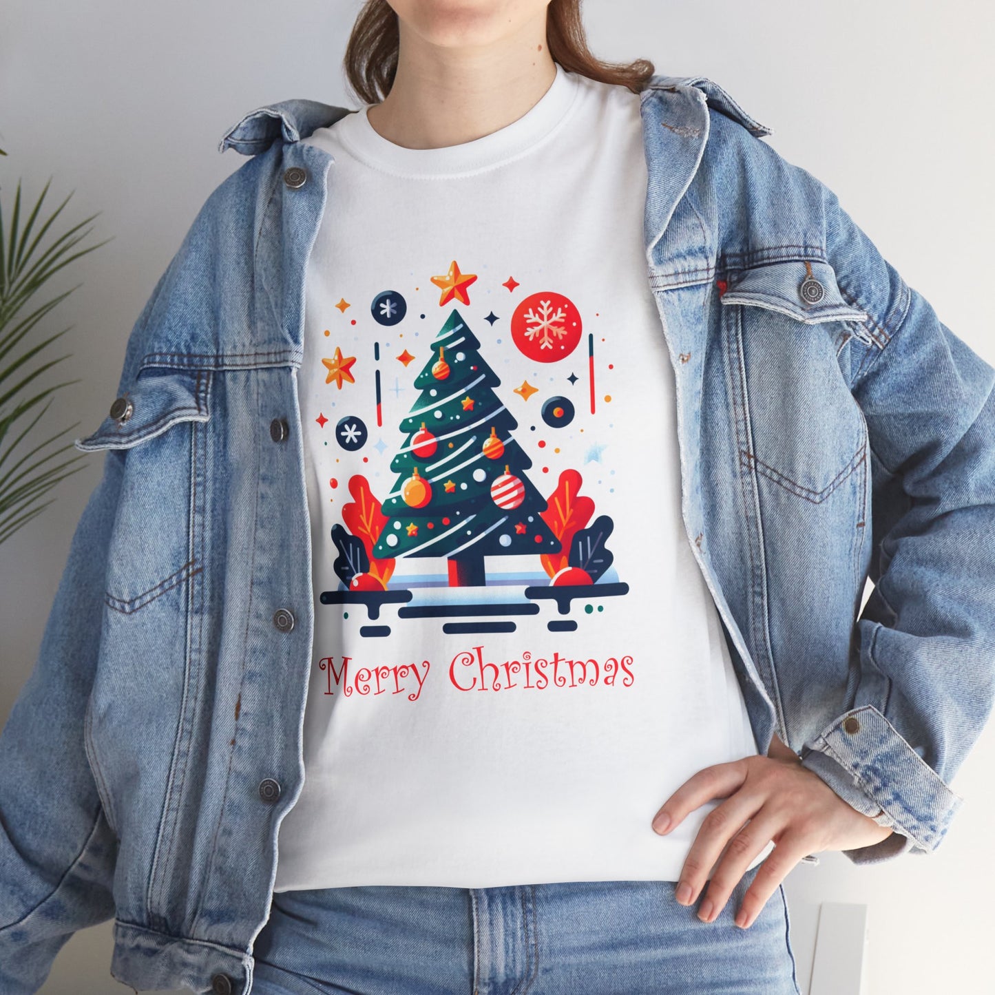 Christmas Tree Unisex Heavy Cotton Tee