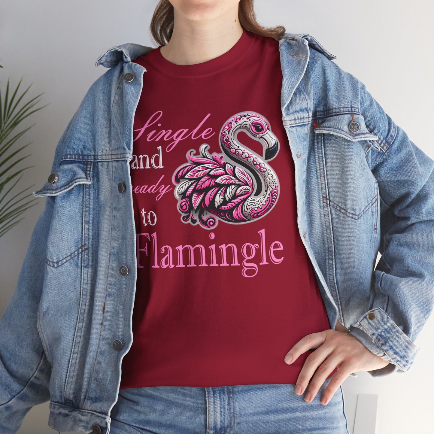 Ready to Flamingle Unisex Heavy Cotton Tee