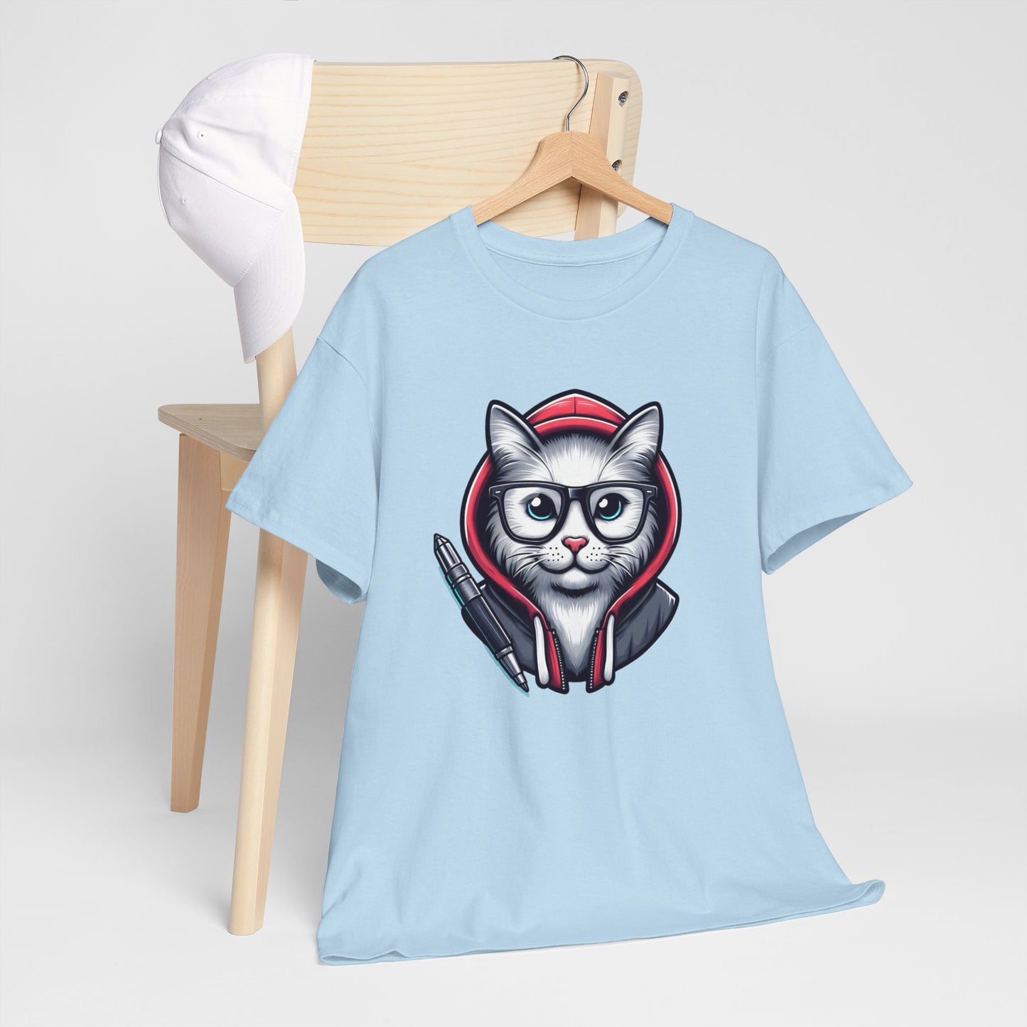 Miau back to school Unisex Heavy Cotton Tee