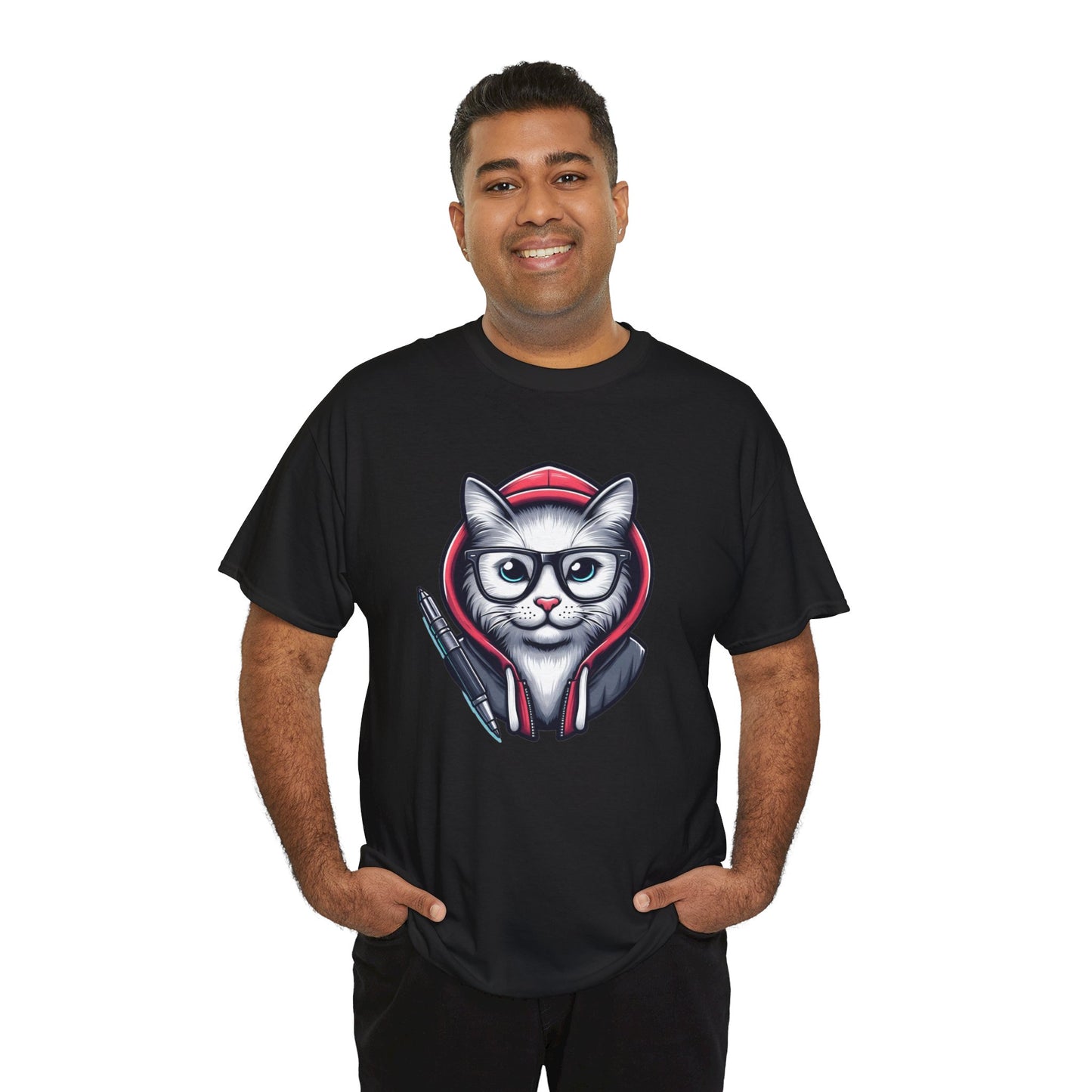 Miau back to school Unisex Heavy Cotton Tee