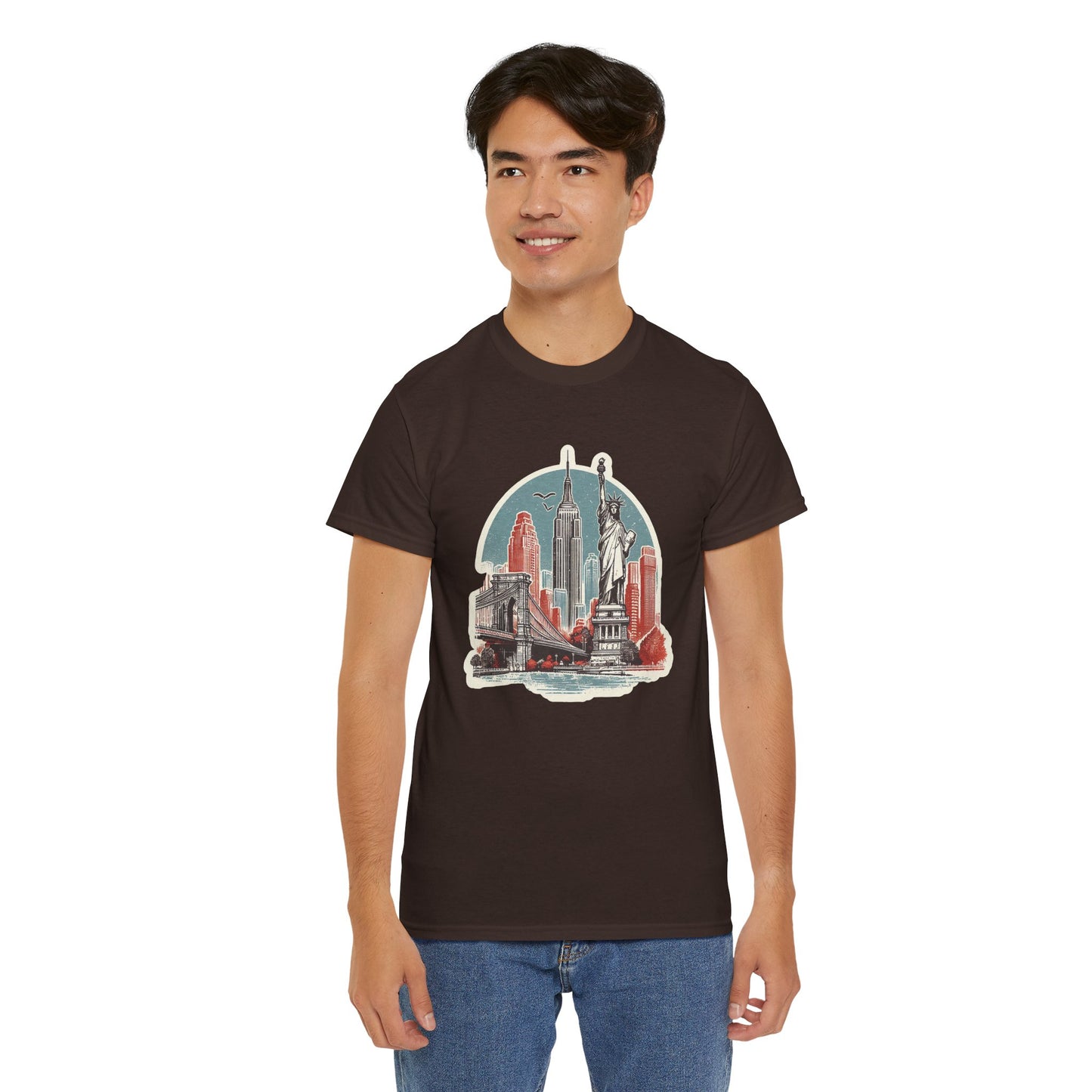 Statue of Liberty Unisex Heavy Cotton Tee