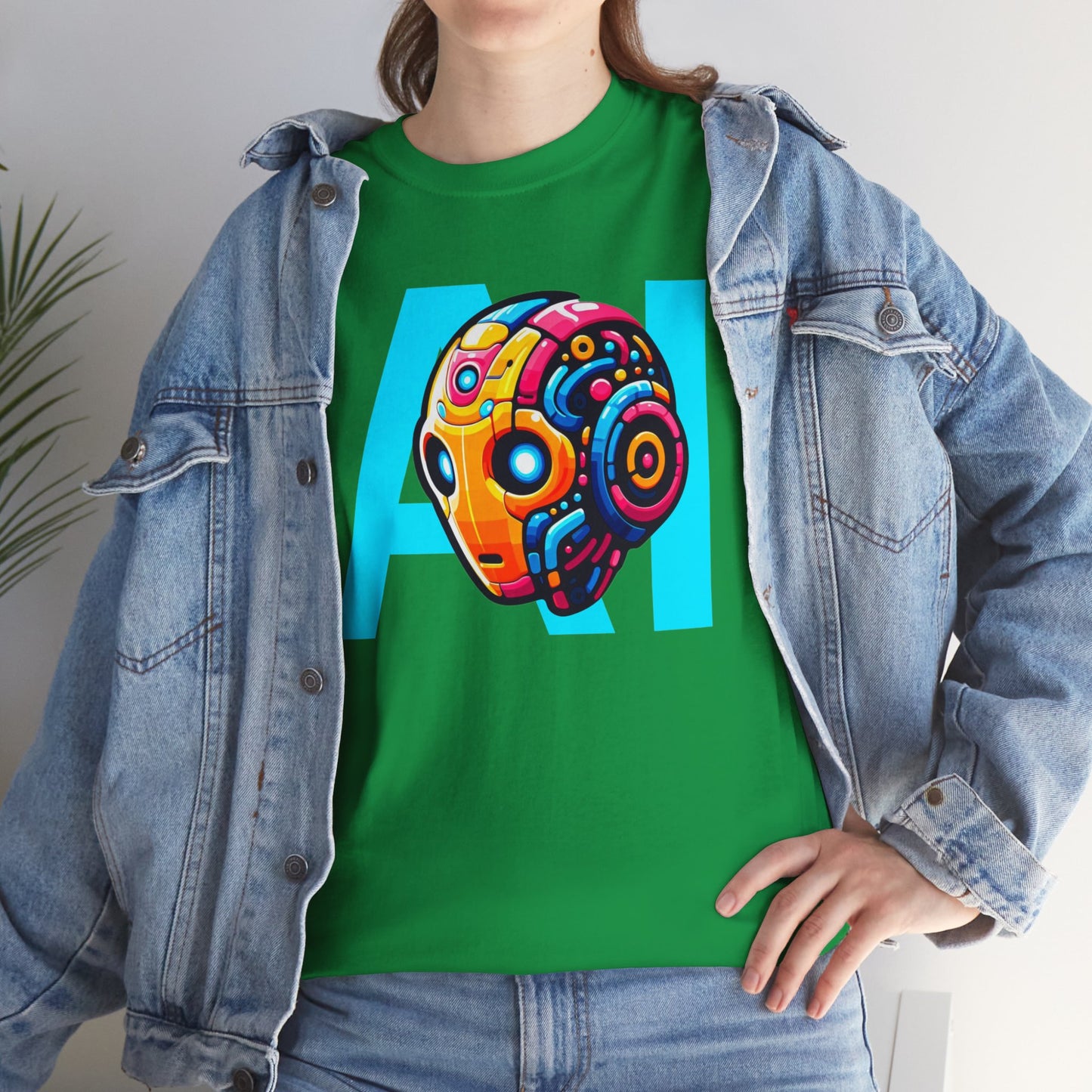 Artificial Intelligence Unisex Heavy Cotton Tee