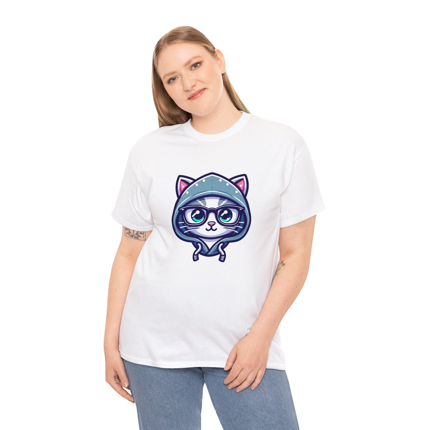 Miau hoodie Unisex Heavy Cotton Tee