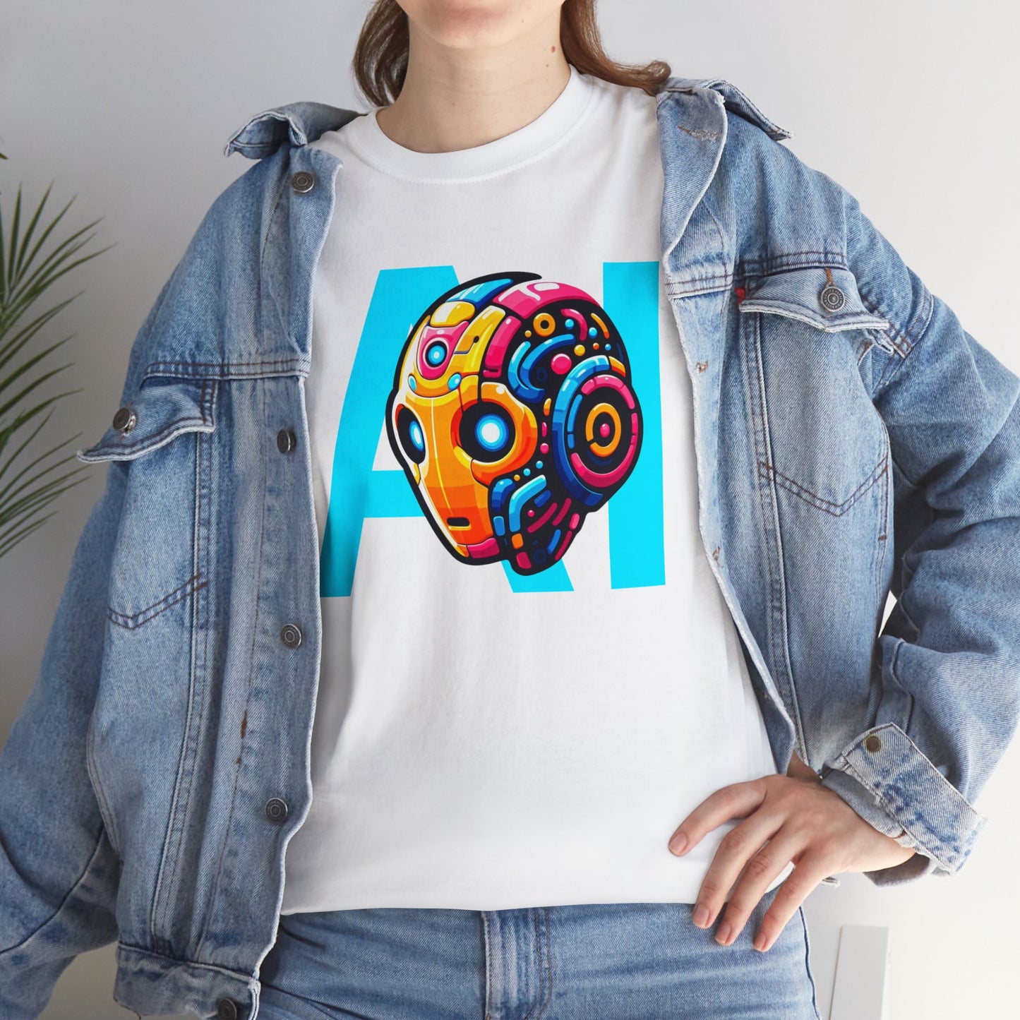 Artificial Intelligence Unisex Heavy Cotton Tee