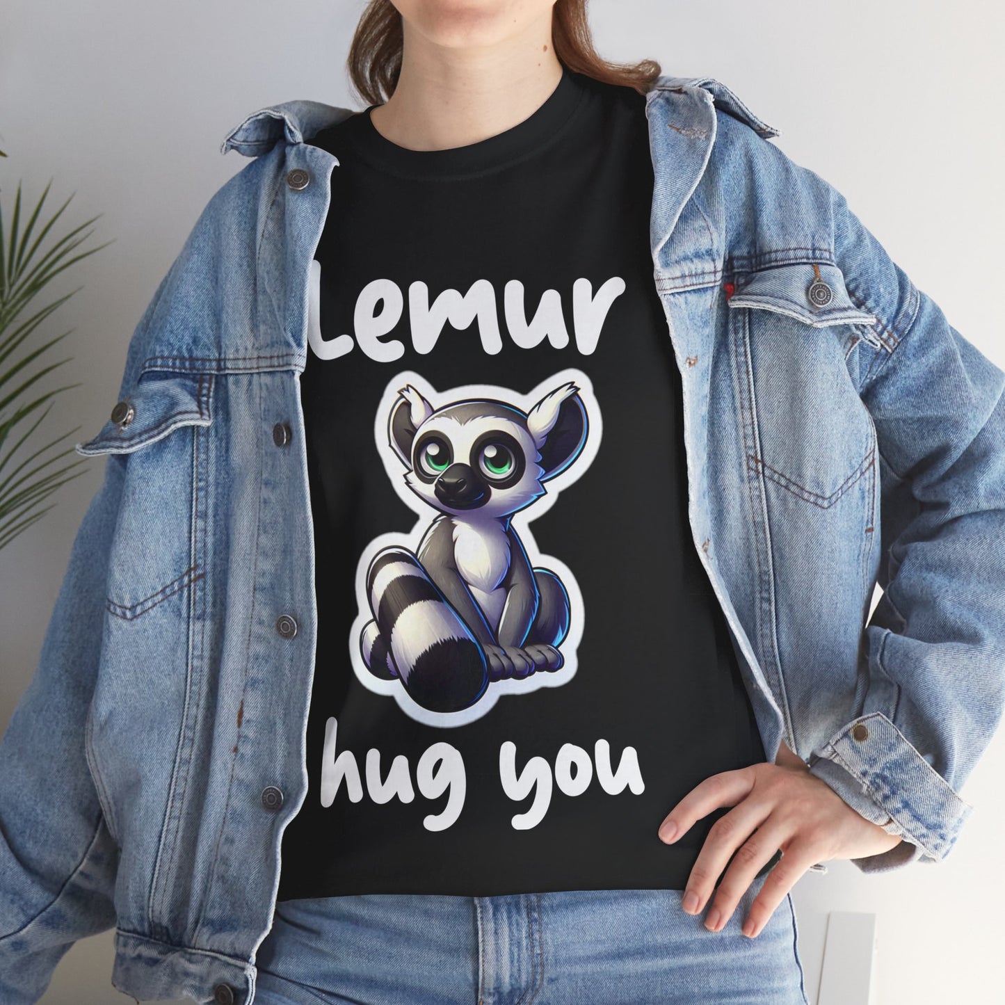 Lemur Hug You Unisex Heavy Cotton Tee