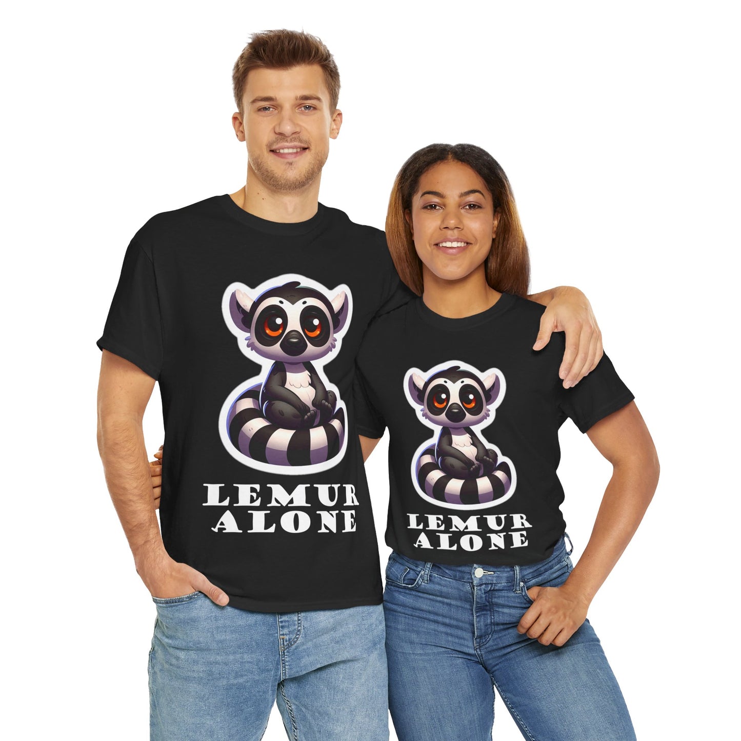 Lemur Alone Unisex Heavy Cotton Tee