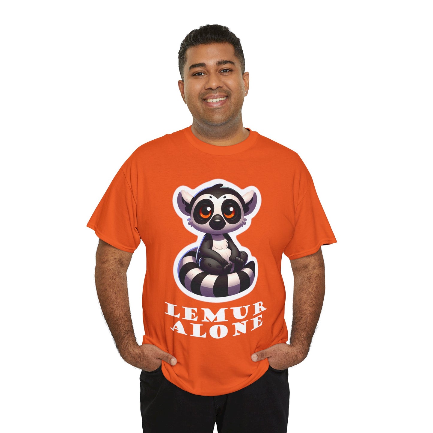 Lemur Alone Unisex Heavy Cotton Tee