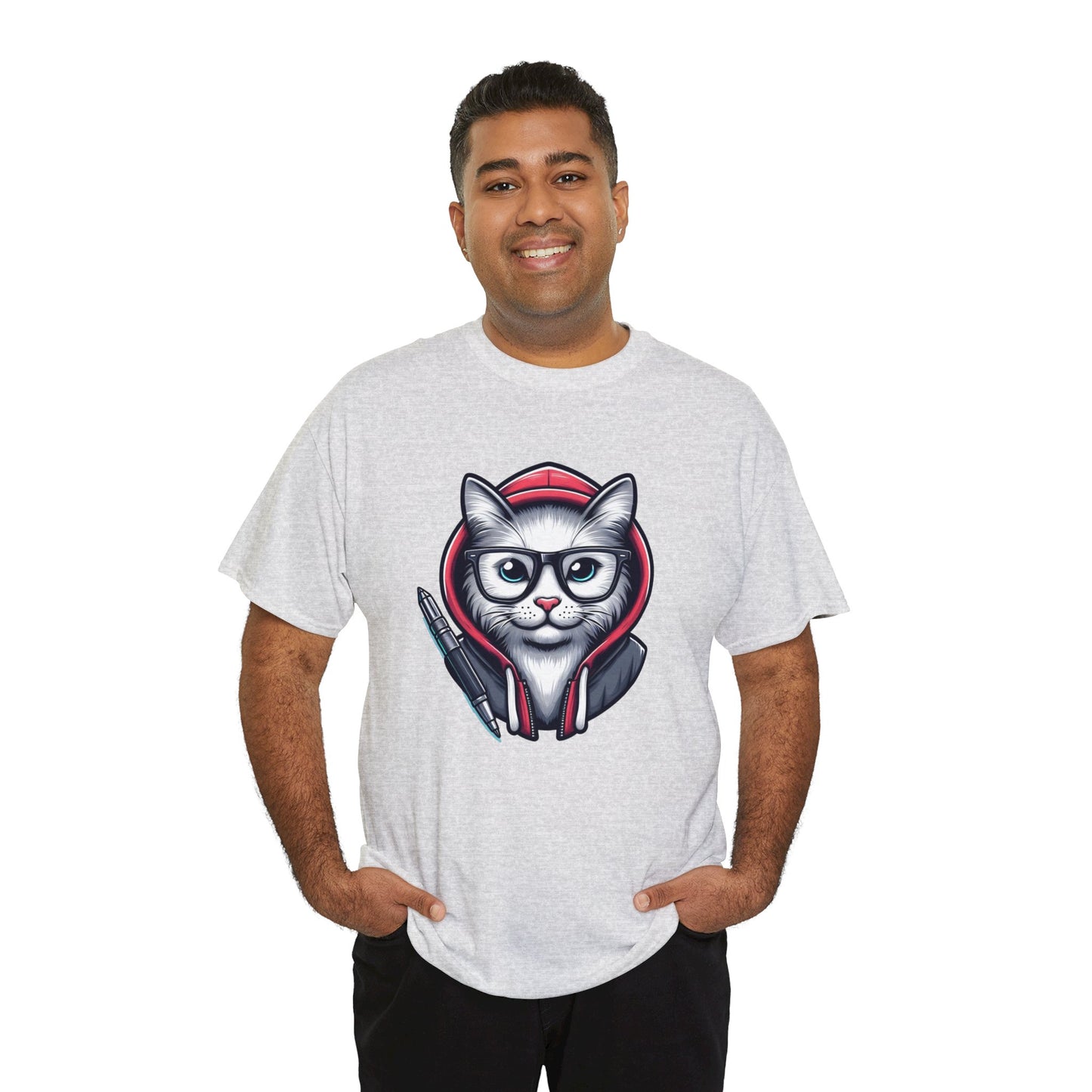 Miau back to school Unisex Heavy Cotton Tee