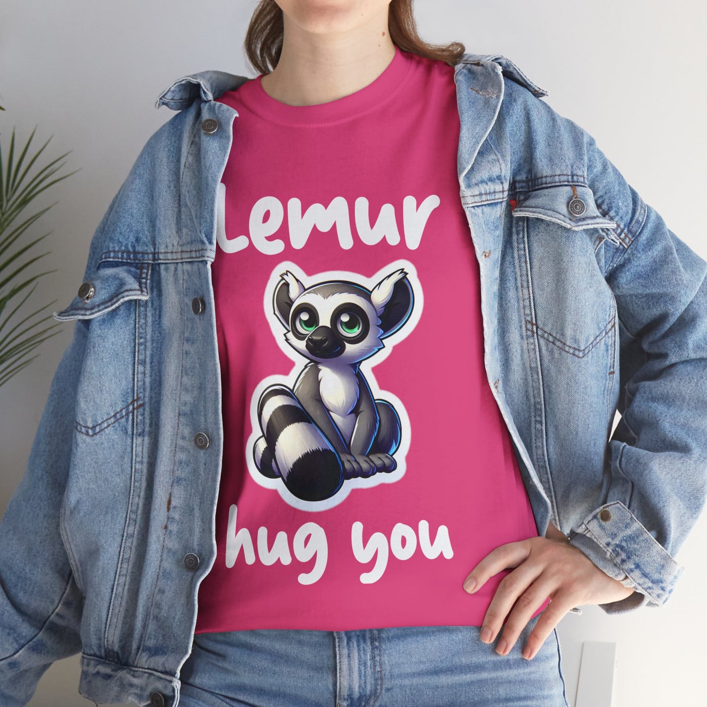 Lemur Hug You Unisex Heavy Cotton Tee