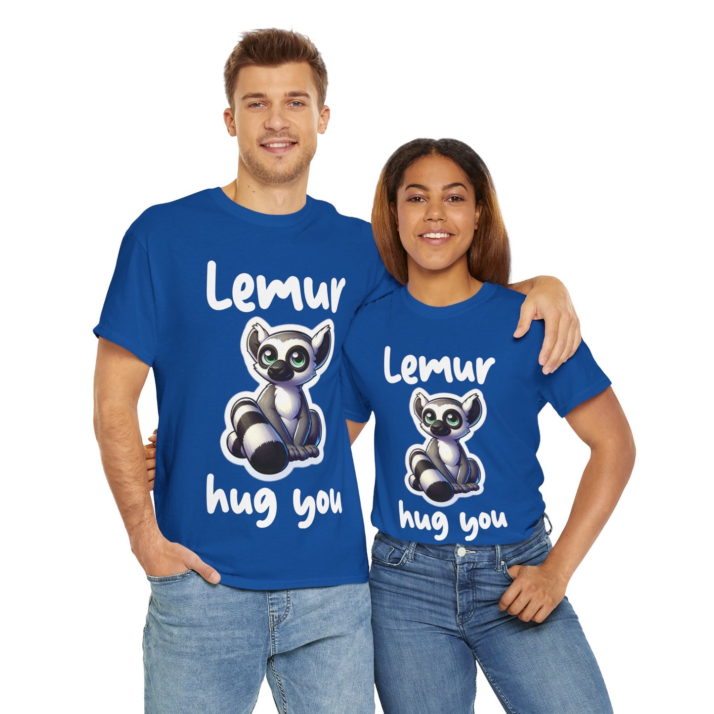 Lemur Hug You Unisex Heavy Cotton Tee