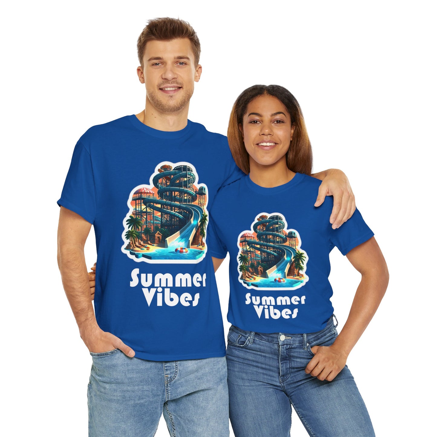 Summer Vibes Unisex Heavy Cotton Tee
