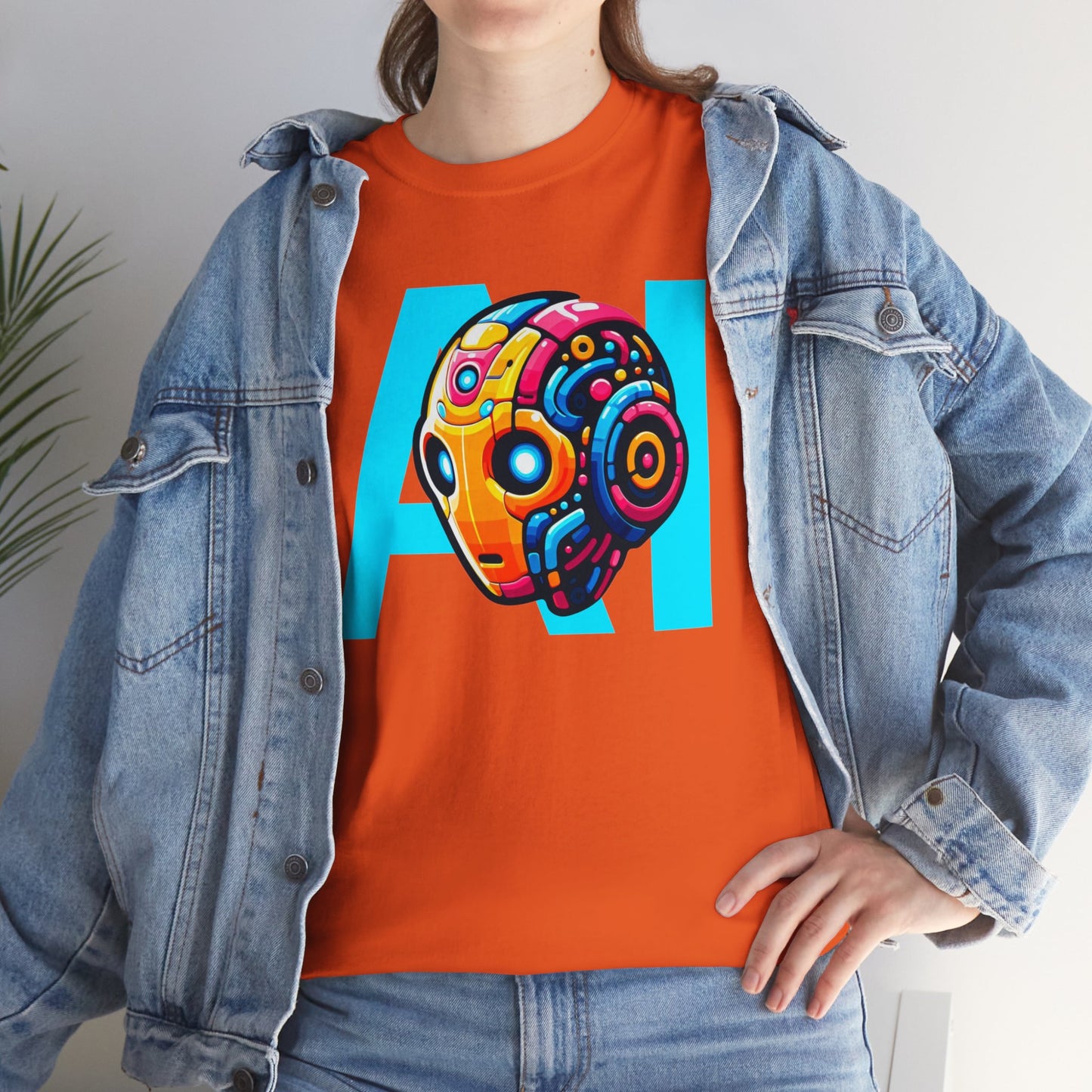 Artificial Intelligence Unisex Heavy Cotton Tee