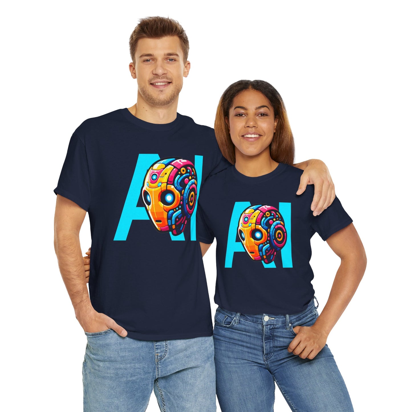 Artificial Intelligence Unisex Heavy Cotton Tee