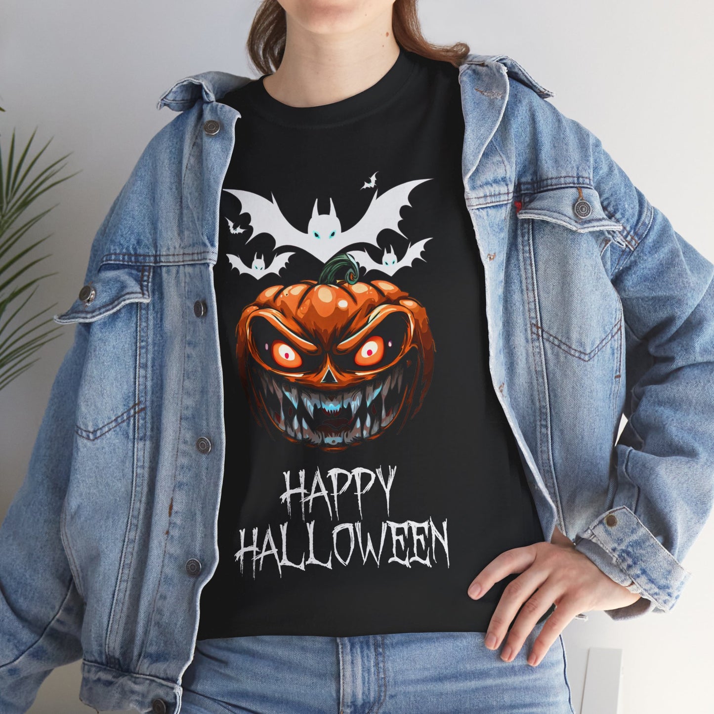 Happy Halloween Unisex Heavy Cotton Tee