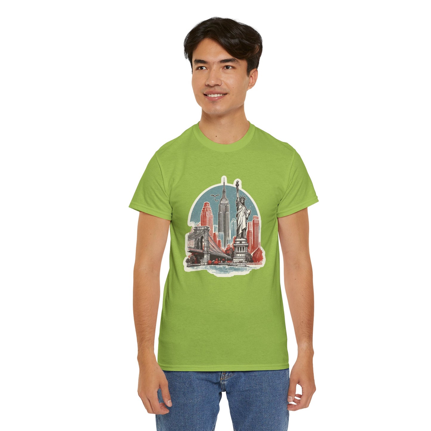 Statue of Liberty Unisex Heavy Cotton Tee