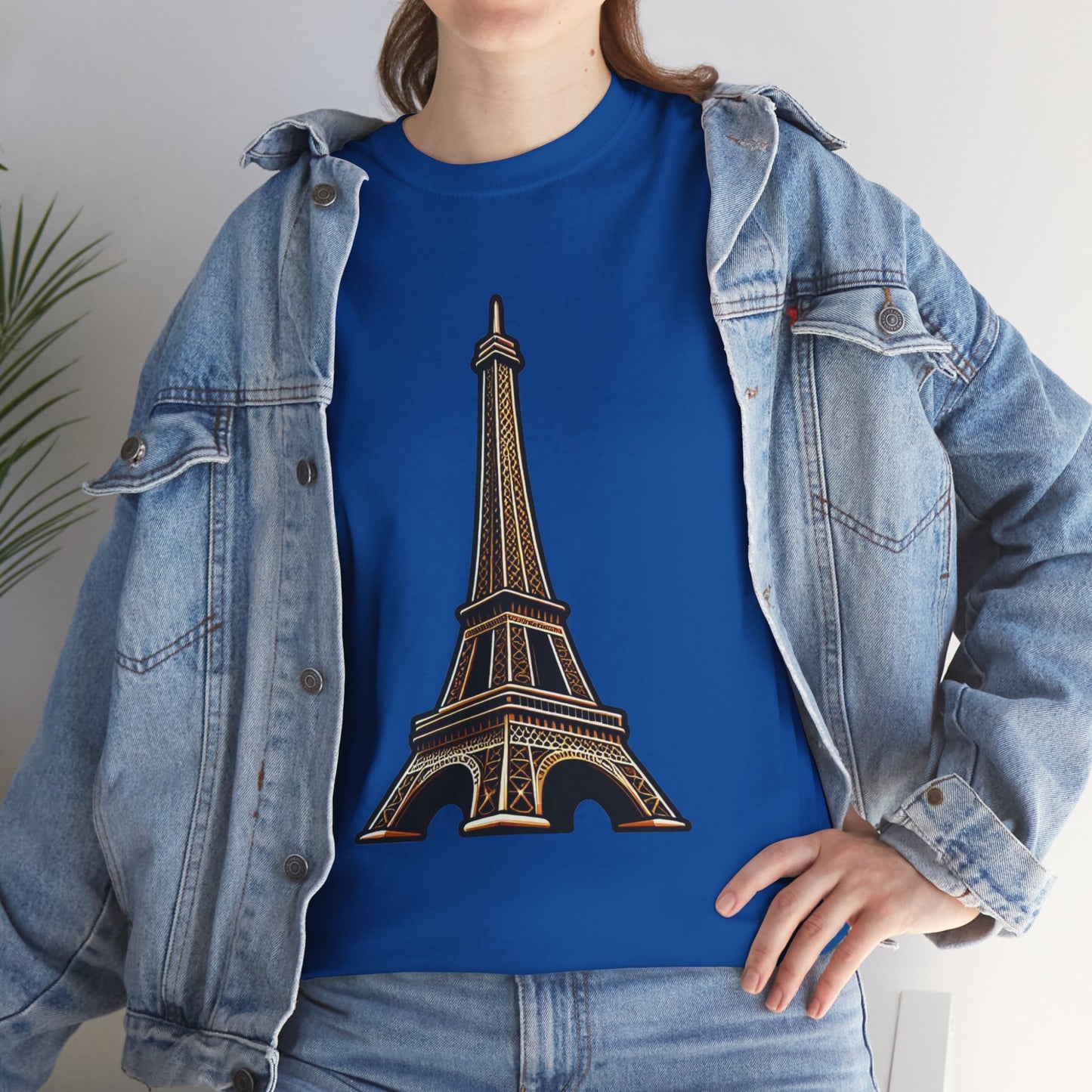 The Eiffel Tower Unisex Heavy Cotton Tee