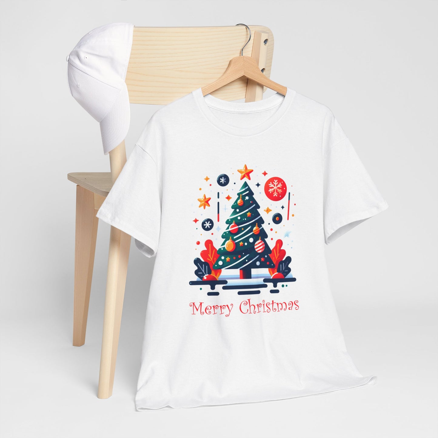 Christmas Tree Unisex Heavy Cotton Tee