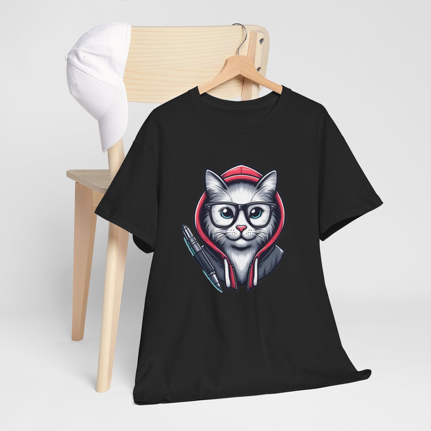 Miau back to school Unisex Heavy Cotton Tee