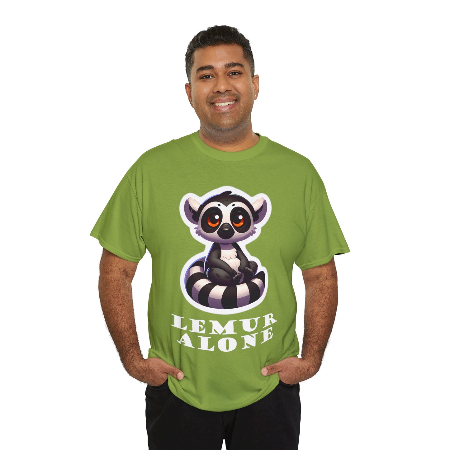 Lemur Alone Unisex Heavy Cotton Tee